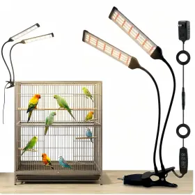 Abbjx 740759474034 Bird Health Cage Supplementary Light With Full-spectrum Led Pet Intell Abbjx 740759474034 Bird Health Cage Supplementary Light With Full-spectrum Led Pet Intell