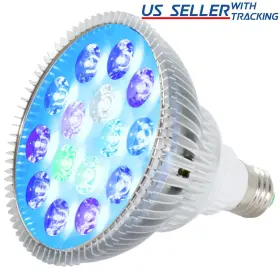 Abi Gr-par38-24w-tuna 23w Tuna Blue Led Bulb Coral Reef Marine Aquarium Optimized Spectrum Par38