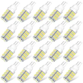 Acohuike B0b54dglts T10 921 194 168 Led Bulbs Natural White 20-packs Super Bright 3014 42-s