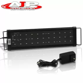 Ajp Distributors Aql-1001-24-549-e6 12 Inch -18 Adjustable 24 Led Multi-color Aquarium Fish Tank Light Marine Plant Lamp