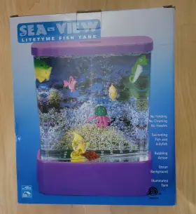 Alco 048676632415 Nib Rare Vintage Animated Seaview Electric Light Up Fish Tank Aquarium
