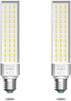 Aluxcia Led Co. Ltd Alc1054-cw E26 Aquarium Light Bulbs Daylight 5500k 2-pack Remove/bypass The Ballast