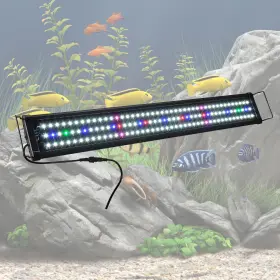 Aquabasik 23led001 V Led Aquarium Light Full Spectrum Freshwater Plant Marine Fish Tank 24 Inch 30 40