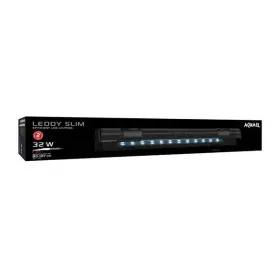 Aquael 120596 Leddy Slim Led Light 30-40 Inch Black Marine 10 00k 32w Aquarium
