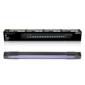 Aquael 828804000718 Leddy Slim 36w Marine 40 Inch -50 Aquarium Lamp Black