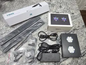 Aquaillumination Mlt01 Ai 26 Hd Hydra Wifi Reef Led Light Color Black With Hms Mount