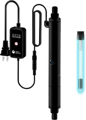 Aquamiracle 692621881191 Aquarmiracle U-vc Light For Aquarium With Timer Amphibian U-v