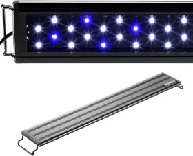 Aquaneat 691039784766 Led Aquarium Light Blue And White For 30 Inch To 38 Fish Tank Ligh
