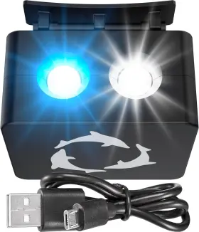 Aquarium Products 313026142198 Flipper Deepsee Magnified Viewer Fish Tank Rechargeable Led Spotlights
