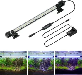 Aquariumbasics 712215225115 Led Aquarium Light For Fish Tankauto On/off Submersible White
