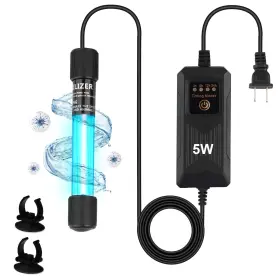 Aquatic Eden 659657124586 Aquarium Clean Light - 5w Mini Submersible With Timer Water C Aquatic Eden 659657124586 Aquarium Clean Light - 5w Mini Submersible With Timer Water C