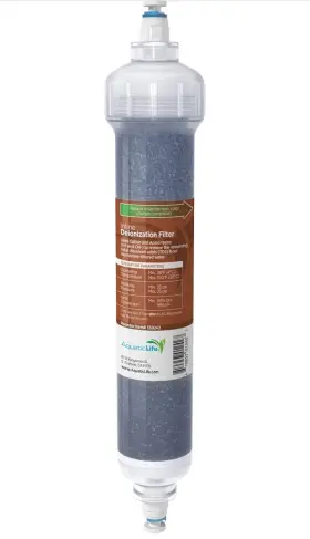 Aquatic Life 810957016685 Resin Cartridge Di Color Changing Mixed Bed Aquarium Hydroponics