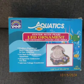 844098444748 AQUATICS Oyster Pearl Great Led Fish Tank Box