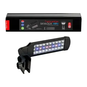 Aquatop 810281011868 Skyaqua 10 Inch Mini Clamp-on Aquarium Led Light W/rgb With Multi-mode Power Switch