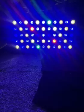 Aquaviva Led-55x3-fs Led Saltwater Reef Aquarium Light 3watt X 55 Bulbs Works Fine Has Rust Spots Aquaviva Led-55x3-fs Led Saltwater Reef Aquarium Light 3watt X 55 Bulbs Works Fine Has Rust Spots