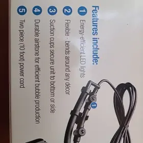 015905062244 AQUEON Flexible Led Bubble Wand Creates Curtain #2