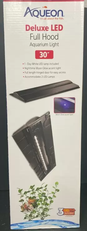 Aqueon 015905211079 Deluxe Led Full Hood Aquariums Light D7