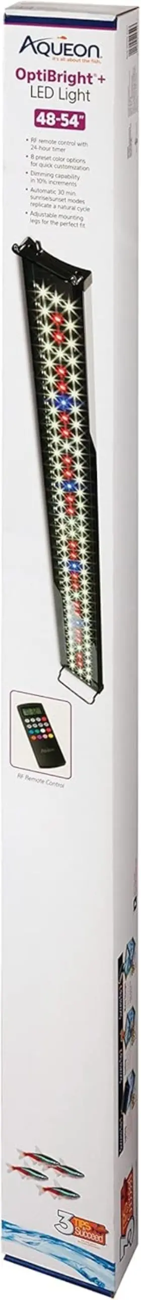 Aqueon 100115722 Optibright Plus Led Lighting System - 48 To 54 Inches