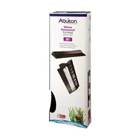 740023659617 AQUEON Glass Aquarium Fluorescent Deluxe Hood