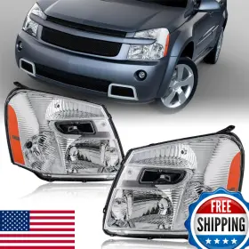Aresparts B0d3c5dk43 Headlights Assembly Led For 2005 2006 2007 2008 2009 Chevy Equinox Ls