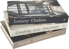 Array & Arrow Aadb4 And Fake Decorative Books For Home Decor - Set Of 3 Hardcover Faux Boo
