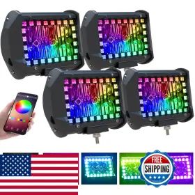 B0B2P9RPBY ASLONG Led Pods Flood Light Bar Halo