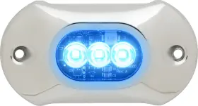 Attwood 65uw03b-7 Lightarmor Ultra-bright 3-led 800 Lumen Underwater Light