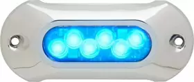 Attwood 696232432674 66uw06b-7 Lightarmor Ultra-bright Underwater Light Sapphire Blue 6-led Attwood 696232432674 66uw06b-7 Lightarmor Ultra-bright Underwater Light Sapphire Blue 6-led