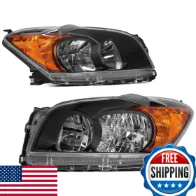 Autosaver88 B0dgq53zv7 Headlight Assembly Compatible 2009-2012 Rav4 Base/limited 09 10 11