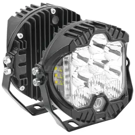 Autoxbert 16n06918-whx2-hwzg 5 Inch Round Led Offroad Lights 50w Side Shooter Pods Spot Flood C