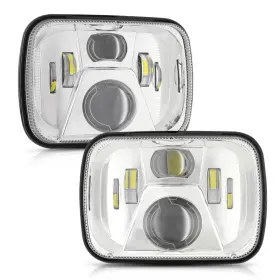 Auxbeam B0dl5ql2xl 8000lm 300 Bright 5x7 Headlights 7x6 Led High Beam