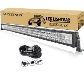 B09G6XWKZ2 AUXTINGS Straight Led Light Bar Lens Spot Flood