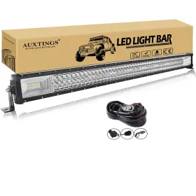 B09G6YFCW8 AUXTINGS Triple Row Led Light Bar Wiring Harness