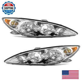 B0DT4359JB AXLAHA Headlights Toyota Camry Housing Amber