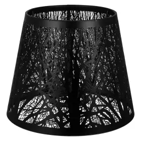 Baluue 17ljb7p5h7bvgu311157c Metal Lamp Shade Barrel Wrought Iron Lampshade 19x19x15cm Black