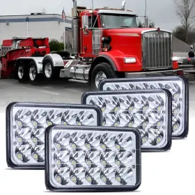 Baolicy B07ldq9mht 4x6 Led Headlights Dot Approved 4pcs 45w Hi/low Sealed Beam H4652 H4651 Baolicy B07ldq9mht 4x6 Led Headlights Dot Approved 4pcs 45w Hi/low Sealed Beam H4652 H4651