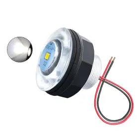 Besramtic Ea00362-wh Livewell Lights For Boats Led Marine Waterproof Flush Mount 10-30 Volts White