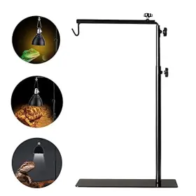 B08374M6XY BETAZOOER Reptile Lamp Stand Bracket Terrarium