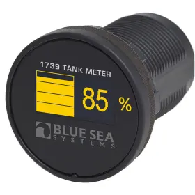 Blue Sea Systems 632085017392 1739 Mini Oled Tank Meter Yellow