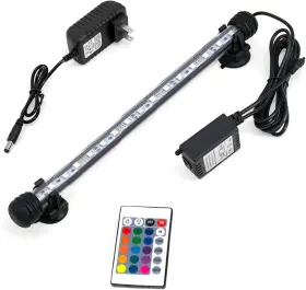 Bolusmll 726084108448 11inch Rgb Aquarium Lights Underwater Fish Tank Ip68 Waterproof Color Ch
