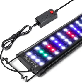Branded01 Aq085 Aquarium Light Full Spectrum Led Fish Tank Lights 12 Inch -54 Adjustable Multi-color Branded01 Aq085 Aquarium Light Full Spectrum Led Fish Tank Lights 12 Inch -54 Adjustable Multi-color