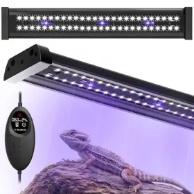 Capybland B0fh45dqpx 16in 12w Led Uvb Uva Terrarium Lamp For Reptiles Bearded Dragons