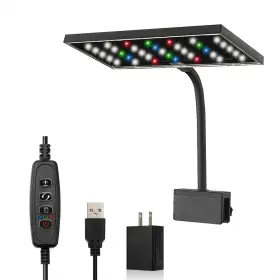 Carefree Fish Szqljd1 Aquarium Led Light Usb 5v Rgbw 5730 Timmer 5 10gal Tank Clip