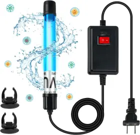 Coospider-repta 313044196180 11w Aquarium Uv Light For 55-150 Gallon Fish Tank Algae Clean