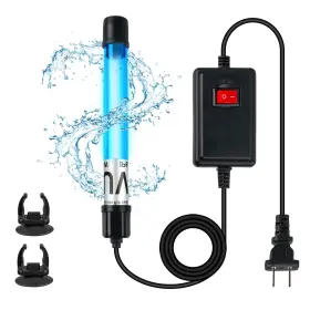 Coospider-repta 973937720645 7w Aquarium Uv Light For 20-100 Gallon Fish Tank Algae Clean L