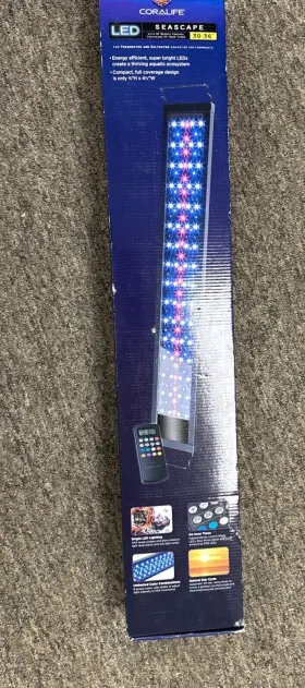 Coralife 100533652 Seascape Led Aquarium Light Adjustable 30-36 Inch #100533652 Coralife 100533652 Seascape Led Aquarium Light Adjustable 30-36 Inch #100533652
