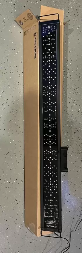 Coralife 100533653 Seascape 48-54 Inch Led Aquarium Light - Black