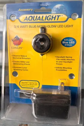 Coralife 53400 Aqualight 3/4 Watt Led Aquarium Moonlight New. Rare Item