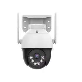 Crystal Vision 445035926919 3mp Ai-powered Pan-tilt Floodlight And Two Way Audio Camera With Panic Siren Cvt2