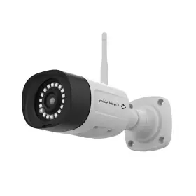 Crystal Vision 445048650689 3mp Ai-powered Floodlight And Two Way Audio Camera With Panic Siren Cvt-35wb